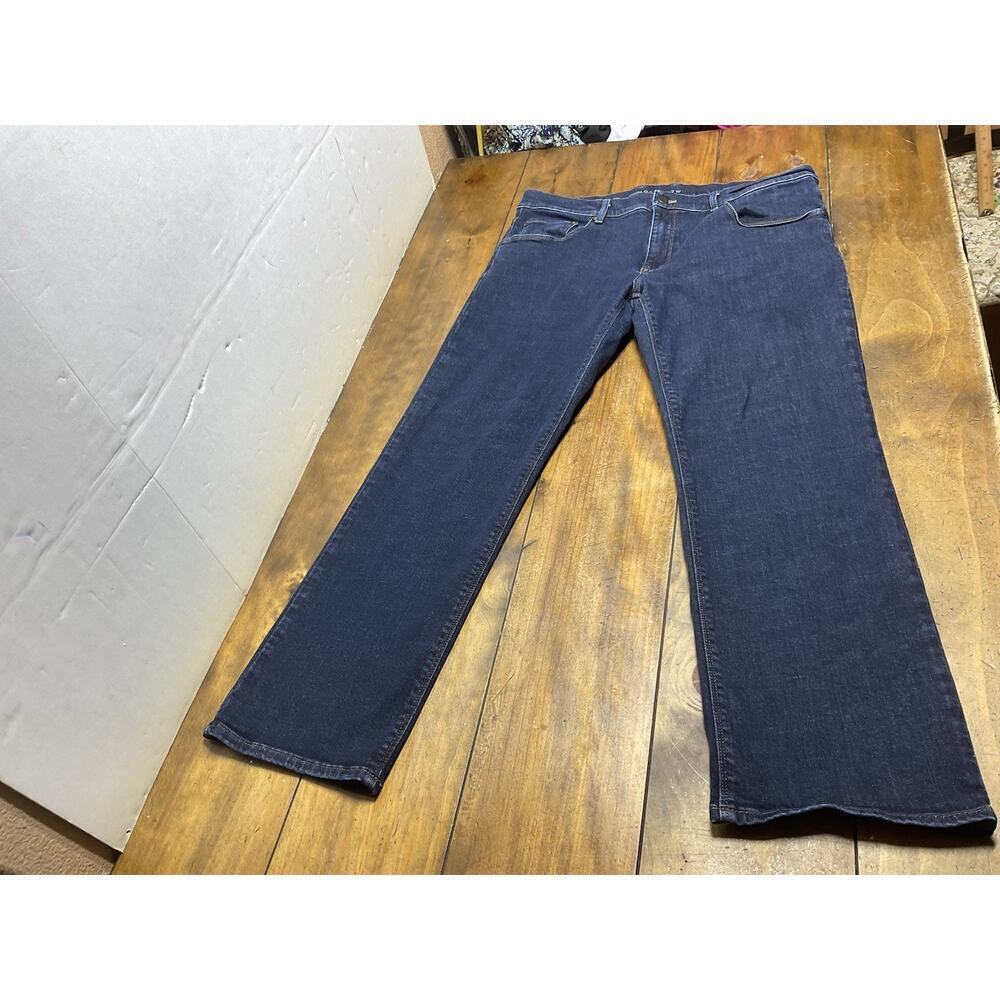 Mott & Bow Wooster Jeans Mens 38x30 Straight Leg Dark Wash Casual Denim Pants